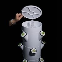 Tour de culture hydroponique verticale DIY sans terre, système de jardinage vertical hydroponique en serre