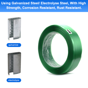Wallepac metallo sigilli chiusura Clip filo in acciaio zincato fibbia (pacchetto di 1500) per il fissaggio di imballaggi pesanti e Pallet Banding - Product Image 3