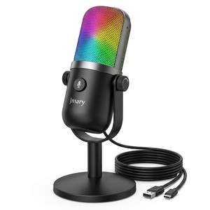 Micrófono Profesional RGB USB de Condensador para Juegos Jmary MC PW13 con Botón de Silencio para Transmisión en Vivo - Product Image 2