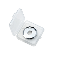 Lame rotative en carbure contrôlée par PLC TUOKE TK512 pour la découpe de fibres d'aramide/carbone et textiles, conception décagonale