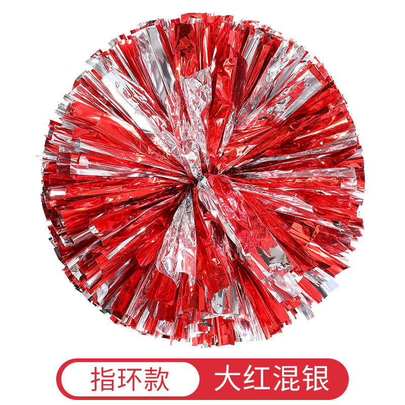 Anello stile criptato rosso misto argento
