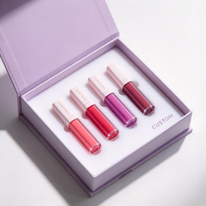 Ensemble de rouges à lèvres personnalisés, boîte cadeau rigide avec doublure en éponge et logo imprimé UV - Product Image 6