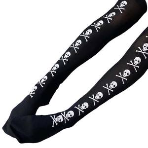 Calcetines por encima de la rodilla para <span class=keywords><strong>mujer</strong></span>, <span class=keywords><strong>medias</strong></span> largas hasta Halloween, novedad, <span class=keywords><strong>esqueleto</strong></span>, fantasma, novedad, 2017 - Product Image 2