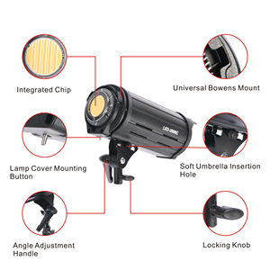 LED-2000C grande puissance studio vidéo lumière DE mise au point LED lumière extérieure portative photographie lumières flash - Product Image 4
