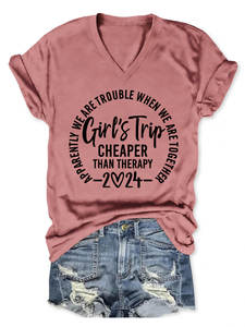 Personalizable Mujer Edgy Oversized T-Shirt - Casual Chic V-Neck Loose Fit Trendy Streetwear Top - Product Image 4