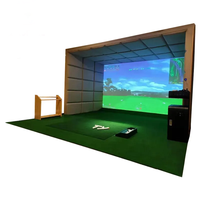 IFD Intérieur Golf Projection Infrarouge Sports Loisirs Et Divertissement Simulateur Golf Jeux Euqiment
