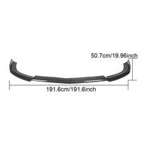 Pour Mercedes AMG GT GT43 GT50 GT53 4 portes 2019-2020, lèvre avant en fibre de carbone de haute qualité, spoiler avant