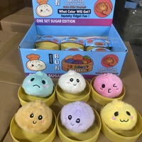 Nouvel ensemble de 12 peluches anti-stress en forme de petits pains vapeur pour le divertissement et la décompression – Squishies réalistes et créatifs