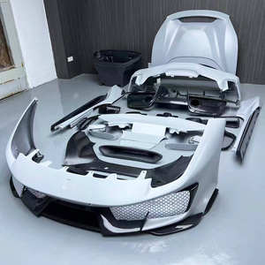 Para <span class=keywords><strong>Ferrari</strong></span> 488 Upgrade Pista Style Parachoques delantero Kit de carrocería de alta calidad - Product Image 2