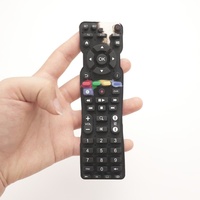 Teclado de Control de Silicona con Caracteres Impresos en Pantalla a Color Personalizados para Control Remoto de Televisión Inteligente