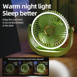 Novo Portátil USB Elétrica <span class=keywords><strong>Desk</strong></span> Lamp Cinco Vento Velocidade Dobrável Mini Ventilador para Casa Dormitório Hotel Uso Wall Hanging Teto Montado - Product Image 6
