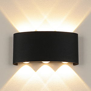 Impermeabile 6W ha condotto le lampade da <span class=keywords><strong>parete</strong></span> all'aperto cortile montato su e giù le <span class=keywords><strong>luci</strong></span> <span class=keywords><strong>per</strong></span> l'illuminazione decorativa campione del prodotto - Product Image 1