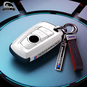 เคสกุญแจรีโมทรถยนต์คาร์บอนไฟเบอร์ สำหรับ BMW ซีรีส์ 3 4 5 GT 320i 530i 550i F20 F21 F30 F31 F25 F01 F10 M3 M4 พร้อมพวงกุญแจ - Product Image 5