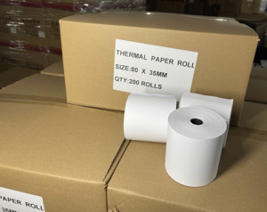 Hoge Kwaliteit Goede Prijs Thermische Taxi Meter Papierrol Fabriek Directe Verkoop Loterij Ticket Blanco Kassa Papier 80X80 57Mm