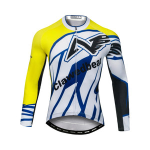 Full Sublimation Cycling Jersey UPF50+ Anti UV <b>Road</b> MTB Bike Riding Top Men Professional Racing Bicycle Jersey with <b>Back</b> Pocket - Product Image 1