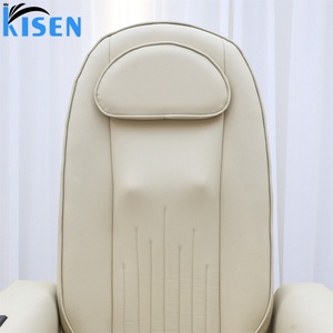 Sillón de Pedicura Multifuncional KISEN, Spa con Llenado/Escurrido Automático, Respaldo Reclinable, Cuero Sintético, Portátil, para Salón de Belleza y Uñas - Product Image 4