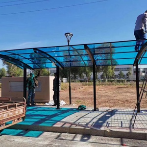 Tấm <span class=keywords><strong>polycarbonate</strong></span> rắn và rỗng cho thiết kế vách ngăn và vách ngăn hiện đại - Product Image 1