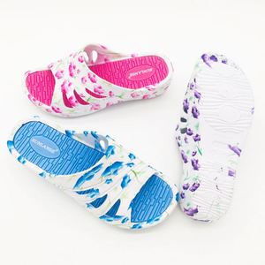 <span class=keywords><strong>Sandalias</strong></span> de plataforma de tacón alto con estampado de flores para mujer, zapatillas hawaianas de playa, deslizantes, calzado de EVA para exteriores, diseño de lujo - Product Image 6
