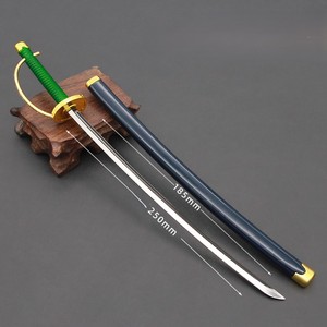 Accessoires d'animation One Piece, quatre empereurs Shanks avec modèle d'arme en métal fourreau, épée occidentale, artefacts en métal - Product Image 4
