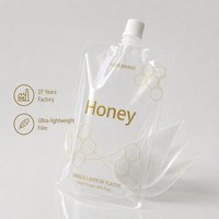 Hete Aanbieding Kleurrijke Fruitdrank Doypack Zak Vloeibare Jam Honing Sap Verpakking Plastic Op Maat Bedrukte Tuitzak