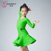 VG-010699 Yundance Robe de compétition latine Blackpool pour enfants Robe latine de performance de scène standard nationale régulière