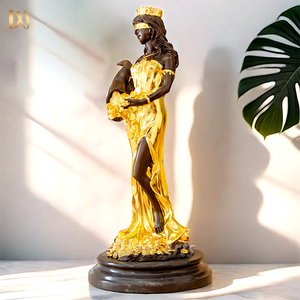 Accueil Art Décor Petite <span class=keywords><strong>mythologie</strong></span> <span class=keywords><strong>grecque</strong></span> romaine <span class=keywords><strong>déesse</strong></span> <span class=keywords><strong>de</strong></span> <span class=keywords><strong>la</strong></span> chance statue en bronze - Product Image 2