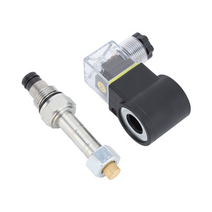 Vanne solénoïde à cartouche filetée hydraulique 2 voies 2 positions normalement fermée pour le contrôle de la pression - Product Image 1