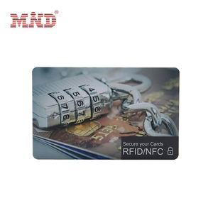 Seguridad DE DATOS Precio de fábrica Tarjeta de bloqueo RFID Tarjeta antirrobo - Product Image 6