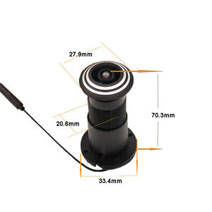 1080P Tuya Smart Fisheye Gran Angular CMOS Sensor Mirilla Timbre con almacenamiento en la nube 1 año de garantía - Product Image 1