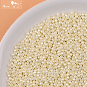 Bán buôn rắn đường trắng hạt ngọc trai bóng mô hình 2mm 4mm 7mm 10mm bánh công cụ cho kẹo mút bánh rán món tráng miệng nướng Nguồn cung cấp - Product Image 1