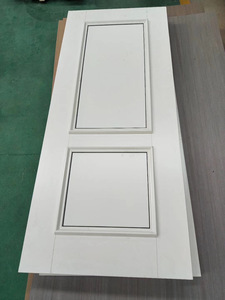 Panel de puerta interior imprimación blanca moldeada melamina <span class=keywords><strong>MDF</strong></span> panel de puerta panel de prensa de hierro en relieve de melamina - Product Image 6