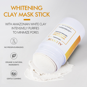 Blanchiment instantané de la peau, coréen, organique, nettoyage en profondeur, hydratant, pour le visage, visage, boue, masque en argile, 1 pièce - Product Image 3