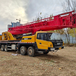 Grue mobile Sany d'occasion de 50 tonnes à prix abordable, idéale pour les grands projets de levage en ingénierie - Product Image 1