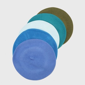 Mode polyvalent coton béret casquette couleur unie peintre chapeau personnalisé femmes respirant <span class=keywords><strong>tricot</strong></span>é chapeau béret chapeau pour hommes - Product Image 4