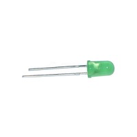 Diode LED verte à trou traversant de 5 mm, tête ronde, à brancher, pour circuits électroniques et éclairage DIY