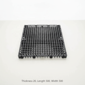 Panneaux de drainage en nid d'abeille en PP noir légers et faciles à installer sous l'herbe artificielle <span class=keywords><strong>sur</strong></span> le terrain de football - Product Image 2