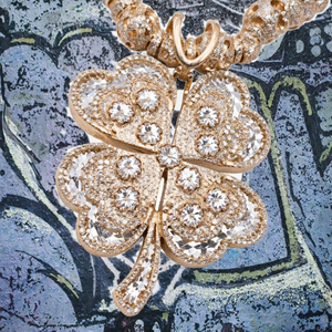Nouveau design, pendentif papillon coloré hip-hop en moissanite, haute qualité, argent 925, moissanite VVS, sertissage griffe pour homme, GRA - Product Image 3