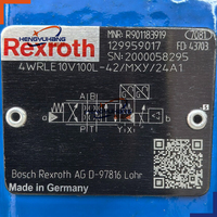 Vanne directionnelle proportionnelle Rexroth R901183919 4WRLE10V100L-4X/MXY/24A1, vanne hydraulique pilotée NG10, 24V DC