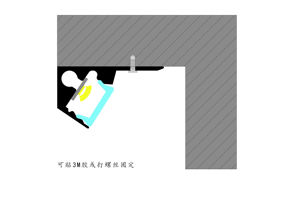 Profilo in Alluminio LED Personalizzato con Illuminazione a 45 Gradi per Guardaroba e Armadi, Profili Lineari in Alluminio per LED - Product Image 5