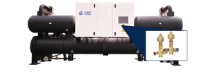 Système de refroidisseur d'eau industriel standard Ce CCC <span class=keywords><strong>CRAA</strong></span>, équipement de refroidissement à vis refroidi par eau pour système HVAC - Product Image 3