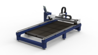Mesin pemotong Laser serat Gantry portabel, daya 1.5kw/3kw/6kw, ukuran 3015/3016/4020, pemasangan mudah