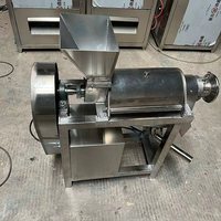 Commerciële automatische fruitpersmachine van roestvrij staal voor sinaasappel-, appel- en groentesap.
