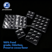 Usine personnalisée en plastique transparent PET PP PS Blister chocolat insérer plateau emballage alimentaire Blister plateau