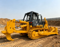 Bouteur sur chenilles 257 kW, 37 tonnes, conception intelligente pour une économie de carburant, entretien latéral pratique, idéal pour le nivellement de grands terrains de centrales thermiques