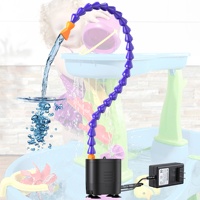 Pompe à eau submersible Freesea 18W, écologique, en plastique, pour jeux aquatiques extérieurs, avec joint universel réglable, pour jeux d'eau d'été pour enfants
