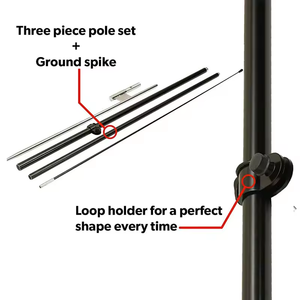 Publicidad personalizada al aire libre Flying Banner Teardrop Tear Drop Flags Beach Feather Flag - Product Image 5