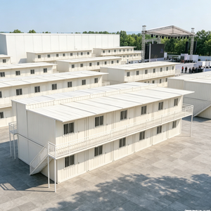 Maison modulaire en conteneurs à 3 étages, design élégant, pour hôtel temporaire, auberge ou appartement, mobile et écologique - Product Image 3