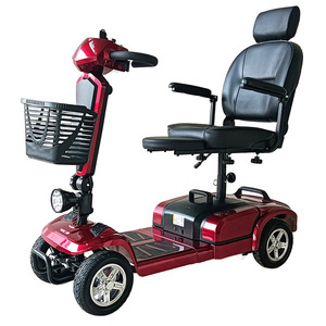 Scooter Eléctrico de Movilidad X-07 24V 20AH Rojo de Aleación de Aluminio Plegable para Personas Mayores y Discapacitadas, Uso Doméstico - Product Image 4