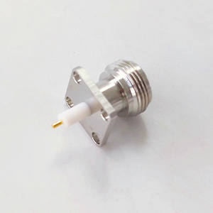 Isolateur 8mm Broche 3mm 17.5mm SQ Bride N <span class=keywords><strong>Femelle</strong></span> <span class=keywords><strong>Jack</strong></span> RF Connecteur Coaxial 50 Ohm DC-11GHz IP68 Connexions Fil Micro-ondes - Product Image 6