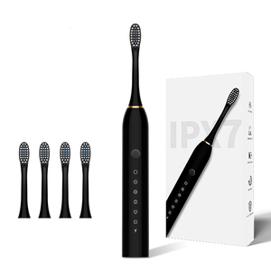 Brosse <span class=keywords><strong>à</strong></span> <span class=keywords><strong>dents</strong></span> électrique sonique rechargeable par USB IPX7 avec 6 modes de nettoyage et 4 têtes de brosse <span class=keywords><strong>Prix</strong></span> Produit - Product Image 5
